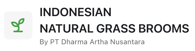 Indonesian Natural Grass Brooms — By PT Dharma Artha Nusantara